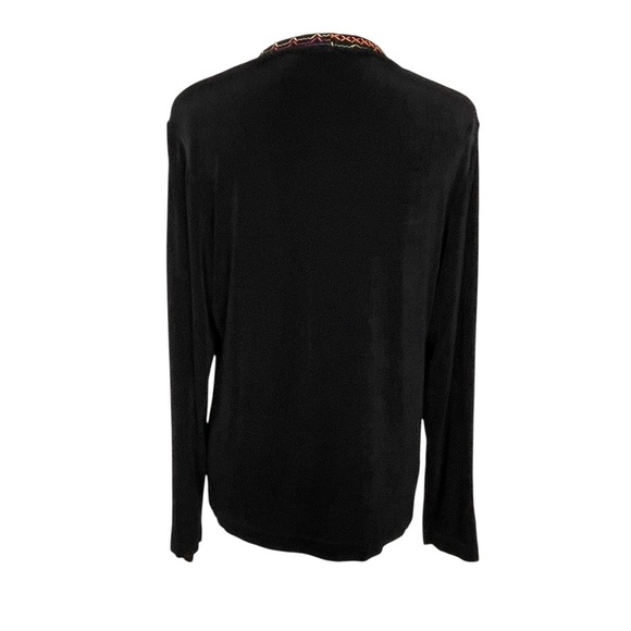 Chico’s Travelers Embroidered Open Front Jacket Cardigan Women’s Size 1 US M - Picture 5 of 9